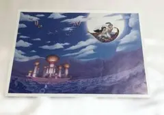 ディズニー アラジン B4 ポスター 読売新聞 額絵 2017 非売品