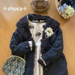 GLOBAL WORK ＊shuca フードボアコート