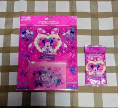 ディズニー　パルパルーザ　ミニーのファンダーランド　ステッカー＆カード　セット