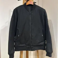 リバーシブル MA-1型 キルティングブルゾン ブラック