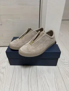 ALL STAR スウェード ジッパースニーカー ベージュ