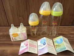 Pigeon 哺乳瓶 母乳実感 3本セット 哺乳瓶用乳首計5点