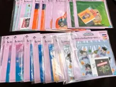 ドラゴンボール　1番くじ　ジッパーバッグ　ステッカー　18個セット