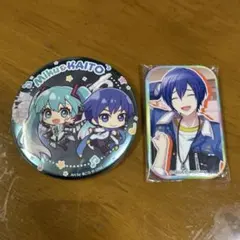 初音ミク KAITO 缶バッジセット