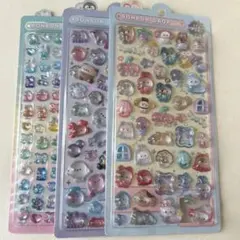 ボンボンドロップシール　きぐるみ　ぷかぷか　メロメロ　ミニ