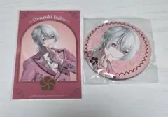 にじさんじ VΔLZ 5周年 弦月藤士郎 箔押し缶バッジ チェキ風カード セット