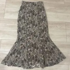 dazzlin レースセミマーメイドスカート