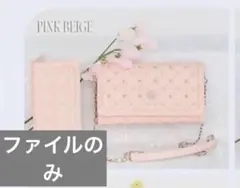 【新品未開封】ミシェルマカロン チケットファイル ピンクのサムネイル