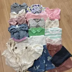 最終値下げ！全18点まとめ売り　女の子80.90サイズ春服