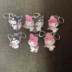 マイメロ　クロミ　宇佐美　キーホルダー