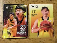 Wリーグ トレーディングカード　井上桃子選手　片山菜々選手