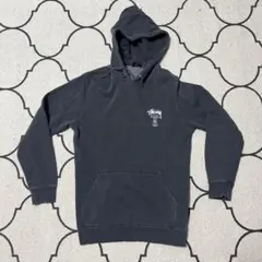 80年代製オールド STUSSY アメリカ製 プルオーバーパーカー 裏起毛