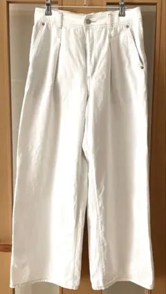 GU ライトデニムワイドパンツ　XL