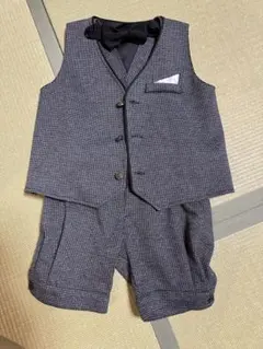 子供用フォーマルスーツ チェック柄　95㎝