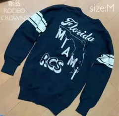 新品 RODEO CROWNS ロゴカーディガンのサムネイル