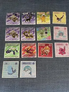 ポケモン　ウエハースチョコシール14枚セット