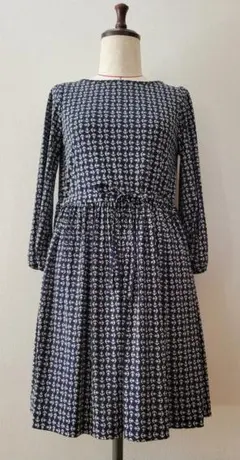 To b. by agnès b. 錨（アンカー）柄⚓ワンピース　ネイビー