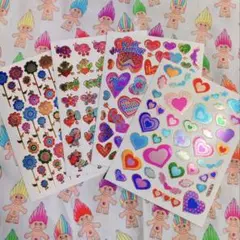 【4枚セット⑧】キラキラシール＊