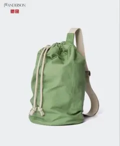 【美品】UNIQLO JWAコラボ ドローストリングバッグ(グリーン)のサムネイル