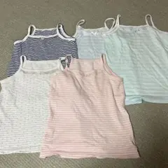 まとめ売り　女の子　キャミソール　タンクトップ肌着　サイズ130