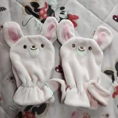 うさき手袋 新生児〜3歳頃 うさぎ ひっかき防止 ミトン
