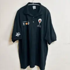 GILDAN ギルダン ポロシャツ 襟 半袖 プリント XL 黒 綿 メンズのサムネイル