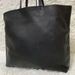 【美品】セオリー トートバッグ レザー シボ革 A4収納可 大容量 黒 肩掛けのサムネイル