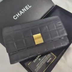CHANEL シャネル レザー チョコバー 長財布 フラップのサムネイル