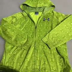 UNDER ARMOUR フルジップジャケット YMD 蛍光グリーン