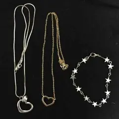 アクセサリー３点セット/ハート/星型/送料無料！