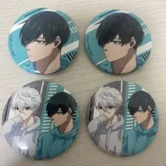 ブルーロック　凪誠士郎&糸師凛 缶バッジ 4個セット