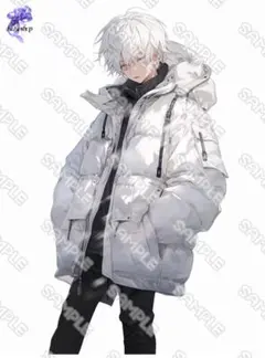 kokoshop オリジナル　人物ステッカーNo.653