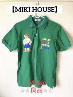 ミキハウス　ポロシャツ　半袖Tシャツ　くま