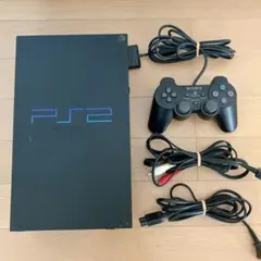 PlayStation2 本体セット SCPH-30000 ブラック　動作品