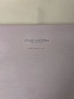 LOUIS VUITTON 布製袋&長財布の箱
