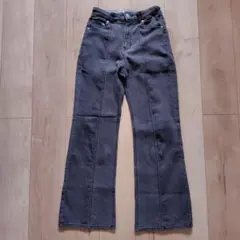 グローバルワーク　アンドユアエニー　グレー　デニム　パンツ　160