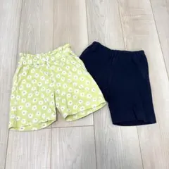 キッズハーフパンツ2枚セット