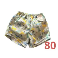 恐竜柄 ベビー水着 80