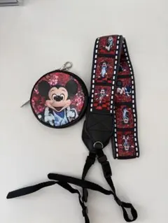 ディズニーランド イマジニングザマジック ミッキー カメラストラップ