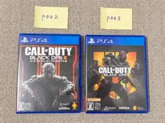 【PS4】ソフト2本セット コール オブ デューティ ブラックオプス 3+4