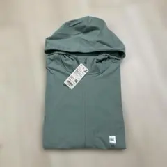新品 ユニクロ　ドライEXUVカットフルジップパーカ　ライトグリーン　3XL