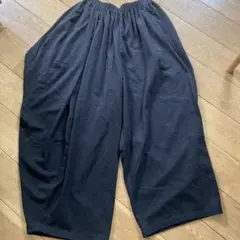 Black comme des garcons サルエル クロップドパンツ - メルカリ