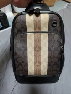 新品タグ有】COACH コーチ シグネチャー ボディバック C2853 - メルカリ