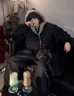 FreeZone フリースライニング ブラックジャンパー