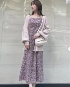 SNIDEL カーデセットキャミワンピース