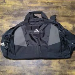 アディダス　ダッフルバッグ　ボストンバッグ　スポーツバッグ　黒