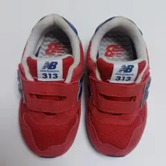 ニューバランス　313　スニーカー　14センチ　キッズ　赤