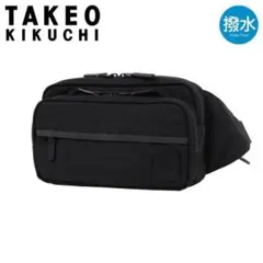 TAKEO KIKUCHI タケオキクチ ボディバッグ ワンショルダー ブラック
