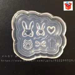 ☆翌日配送☆  ゆめかわ　ラビット☆ シリコン モールド ネイル　うさぎ