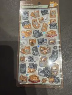 【正規品】ボンボンドロップシール　和柄　柴犬